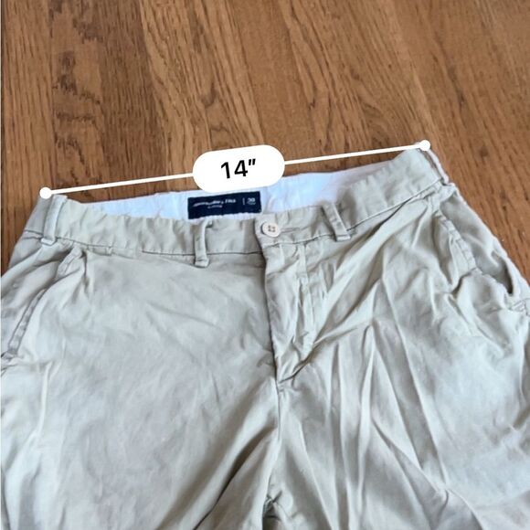 Abercrombie & Fitch Light Tan Flat Front Shorts - Picture 12 of 13